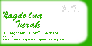 magdolna turak business card